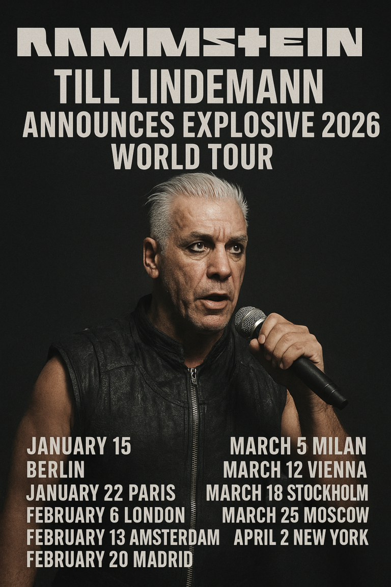 RAMMSTEIN TOUR 2026 visual data 4